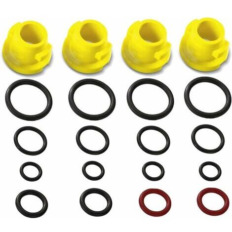 Kärcher Pressure Washer Accessory Replacement O-Ring Kit，Karcher Pressure Washer Air Nozzle and O-Ring Kit Compatible with Models，K1/K2/K3/K4 4DP5ETM3T
