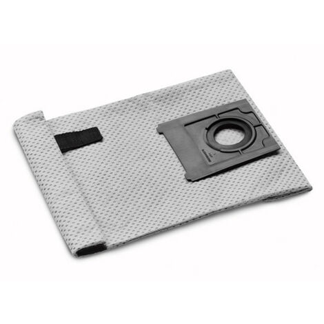 Kärcher – Sac d'aspirateurs textile réutilisable – Filtre écologique compatible VC 5200 / 5300 – Dimensions 290 x 170 x 25 mm