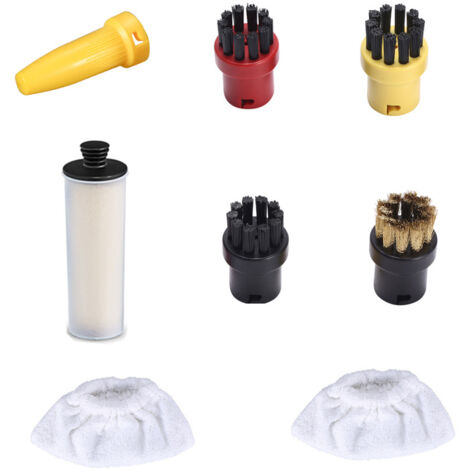Kärcher SC3 Descaling Stick and Small Round Brush Set (8 pieces) - Descaling agent suitable for Karcher SC2 and SC3.