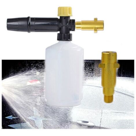 Kärcher Schaumkanone, 1/4" 600 ml Hochdruckreiniger, verstellbare Düse, geeignet für Kärcher K-Serie, Autoreinigung, Tierbad, Hausreinigung