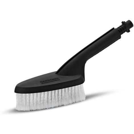 Kärcher Spazzola lavaggio rigida, setole morbide, utile per lavaggio di superfici lisce, auto, barche, mobili da giardino, griglia del radiatore, compatibile con tutte le idropulitrici da K2 a K7