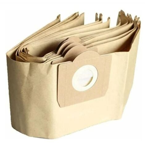 ALOVEZ Kärcher WD3 Staubsaugerbeutel, 5er-Pack gerade Staubsaugerbeutel für Kärcher WD3, WD 3 Premium, WD3200, WD3500P, A2204, A2204, A2534, SE4001