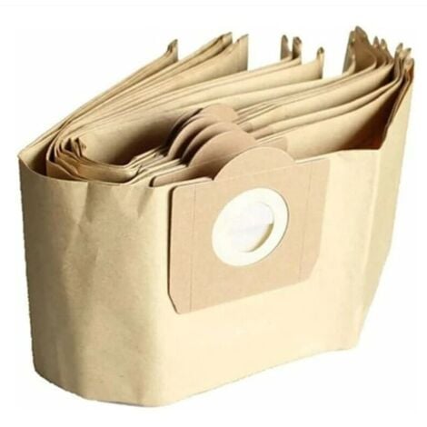 ALOVEZ Kärcher WD3 Staubsaugerbeutel, 5er-Pack gerade Staubsaugerbeutel für Kärcher WD3, WD 3 Premium, WD3200, WD3500P, A2204, A2204, A2534, SE4001