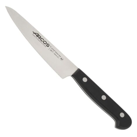 Käsemesser Arcos Universal 281704 aus Nitrumstahl, mit Mango aus Polyoxymethylen und 14 cm Klinge im Karton.