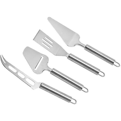 Käsemesser, Edelstahl, silberfarben, Essgeschirr-Set
