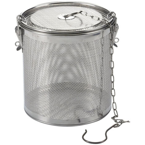 Kaffeefilter aus Edelstahl 13 x 13 cm - JINFGERNE - Multifunktionaler Korb für Tee, Suppe und Gewürze, ideal für private und professionelle Küchen