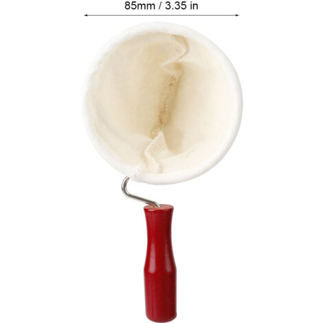Kaffeefilter aus Flanell mit Holzgriff – 85-mm-Kapselzubehör für 1–2 Personen