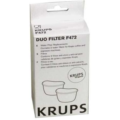 Kaffeefilter Seb Duo Krups Pack zwei Anti Chlor Kalk