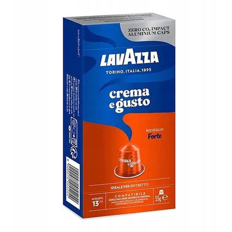 Kaffeekapseln Lavazza Nespresso silber 55 Gramm Aluminium