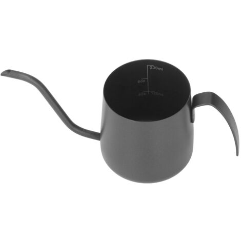 Kaffeekessel aus Edelstahl mit Schwanenhals, 250 ml, ergonomischem Griff und verstärkter Wandstärke