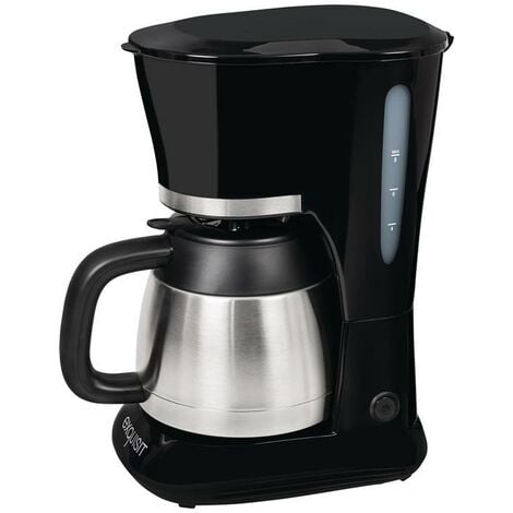 Kaffeemaschine KA 6501 sw 800 W schwarz Thermokanne, Verzierung Edelstahl 1 l 4 - 8 Tassen