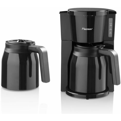 Kaffeemaschine mit 2 Thermokannen ACM900TD 900 W Schwarz Bestron - Schwarz