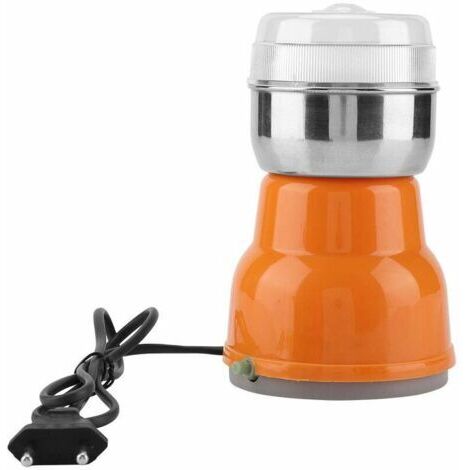 Kaffeemühle, elektrische Kaffeebohnenmühle, Haushaltsnüsse, Körner, Bohnen, Kräuter, Gewürze, Mahlen, Büro, Heimgebrauch, tragbar, 220 V EU-Stecker