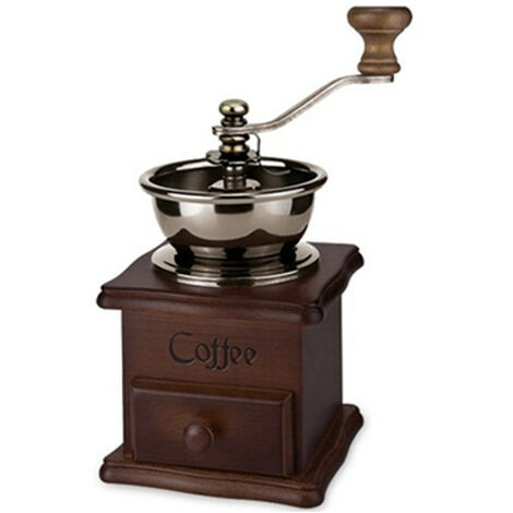 Kaffeemühle manuell Retro-Stil Keramikmahlwerk für Kaffeebohnen Pfeffer und andere Gewürze