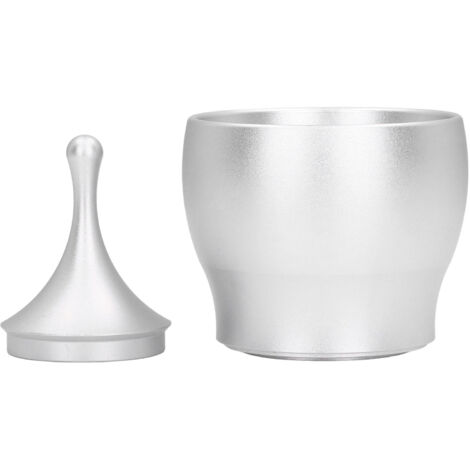 Kaffeepulverbehälter aus Aluminium, staubdichter Spender für die Küche, Silber