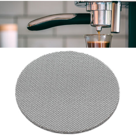 Kaffeesieb 58,5 mm Metallfilterplatte für Siebträger Ersatz-Mehrschicht-Sinterfilter 150 μm Kaffeemaschinenteile