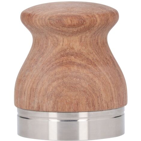Kaffeestößel aus Edelstahl mit Holzgriff – 53 mm Pulverpresse – Barista-Zubehör