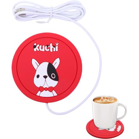 Kaffeetassenwärmer, elektrische Tassenwärmermatte, USB-Tassenwärmer, Kaffeewärmer, Tassenwärmer, für die Winterzeit, geeignet für Tee, Kaffee und Milch
