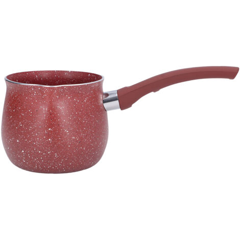 Kaffeewärmer mit einem Griff, kleiner antihaftbeschichteter Topf aus Aluminiumlegierung für Milch und Heißgetränke