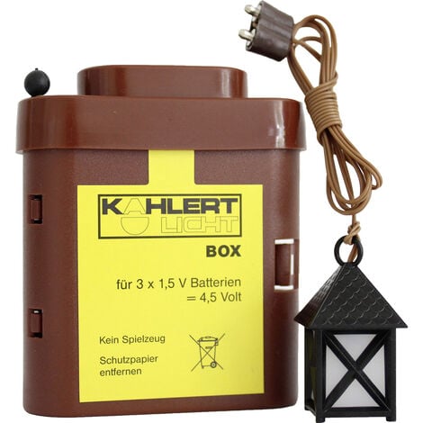 Kahlert 60893 Batteriebox mit Schalter für AA Batterien NEU/OVP 