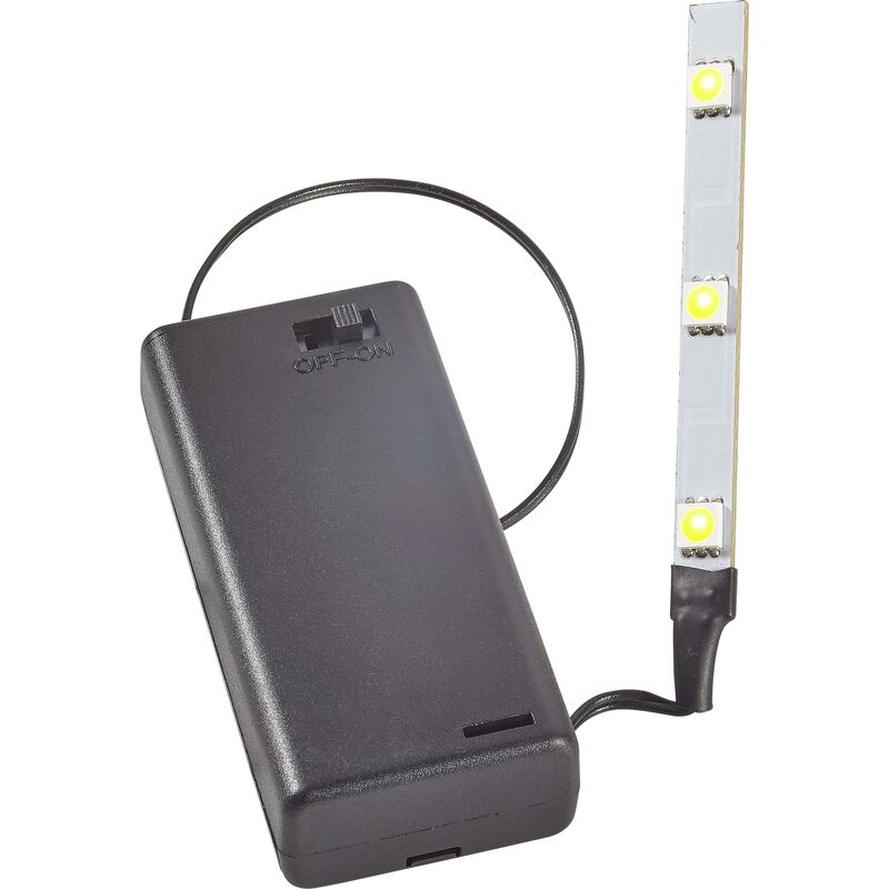 Kahlert 69911 Licht LED-Leiste mit Batterie-Box 3.5 V weiß NEU//OVP