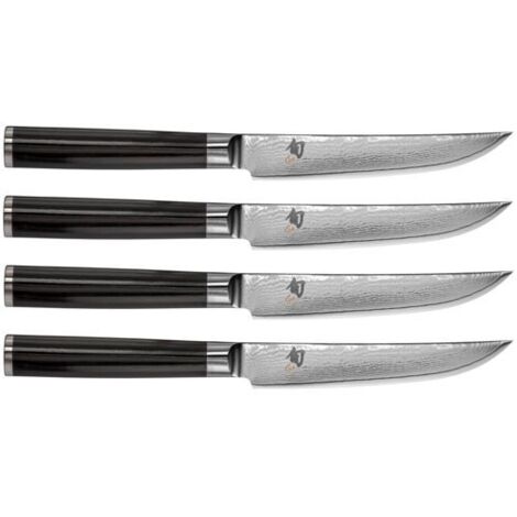 Kai Shun Classic Set aus 4 Steakmessern aus Damaststahl