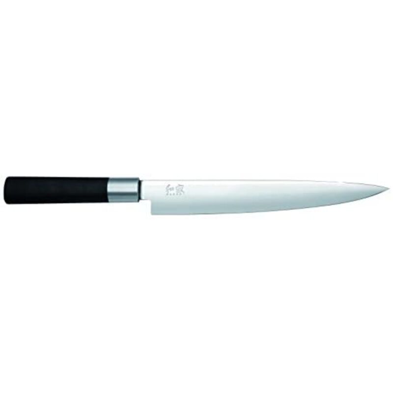 Unbekannt Schwarz Schinkenmesser 23 Cm - Wasabi Black - Kai