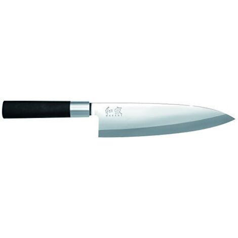 KAI Wasabi Black set di coltelli da bistecca 2 pezzi con lunghezza lama 12 cm - Acciaio inox 6A/1K6 lucidato 58 (±1) HRC - Manico in polipropilene nero - Made in Japan