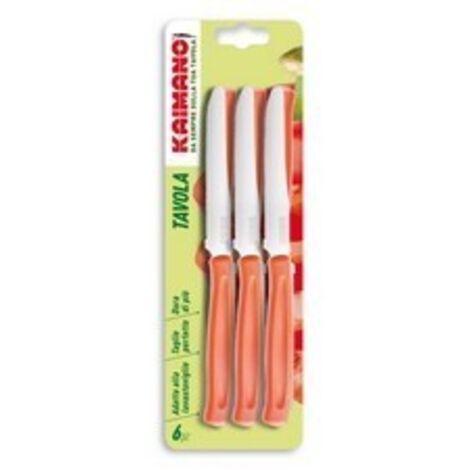Kaimano SET COLTELLI DA TAVOLA DINAMIK 6 PEZZI col. Legno Kaimano