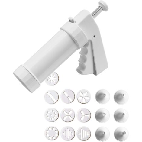 Kaiser 769882 Pressa per Dolci con 10 Dischi e 6 beccucci per Decorazione, in plastica