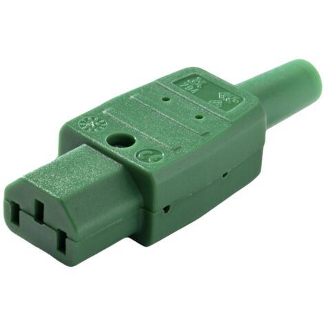 Kaiser 794/gn Connectique pour appareils réfrigérants mâle, droit 10 A vert 1 pc(s) Q814473