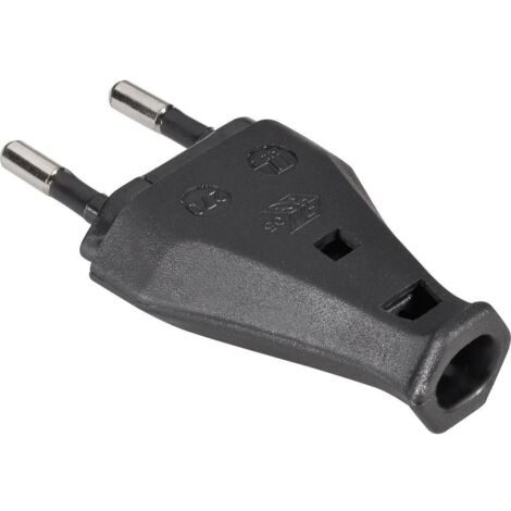 KAISER EURO-STECKER 2,5 AMP, SCHWARZ