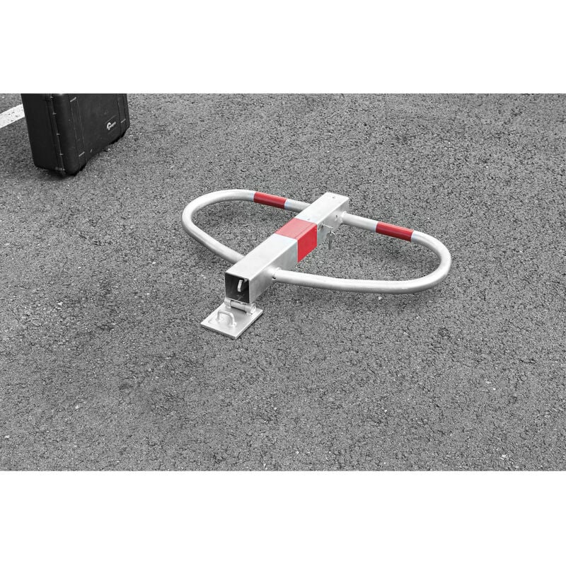 Kaiserkraft - frankel Barrière de parking rabattable, clés