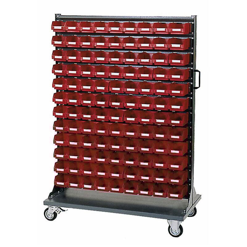 Certeo - frankel kaiserkraft Chariot porte-bacs de stockage sans bacs