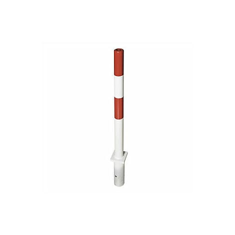 PALETTO BIANCO ROSSO IN PVC CON BASE RIEMPIBILE - Bedaedil