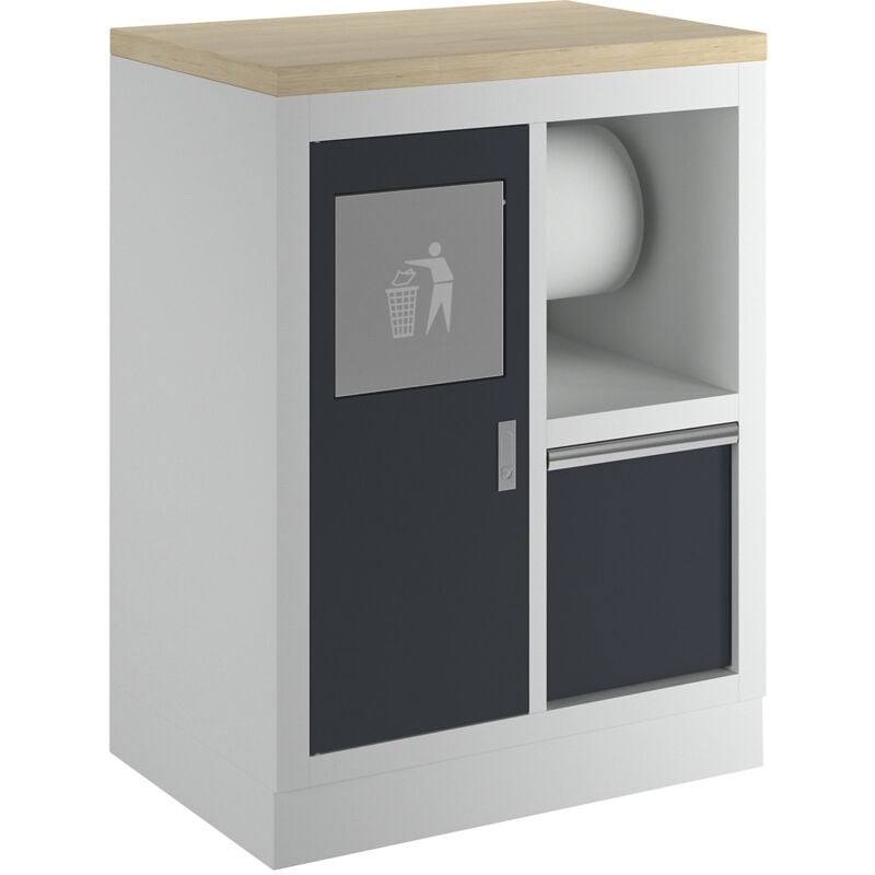 Certeo - frankel kaiserkraft, Caisson pour déchets et de nettoyage, h x