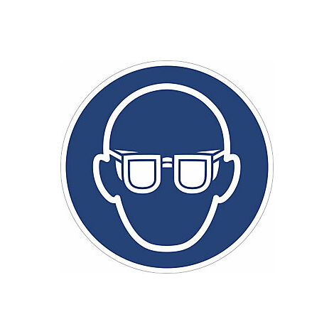 kaiserkraft  492761  Señal de obligación  usar gafas de