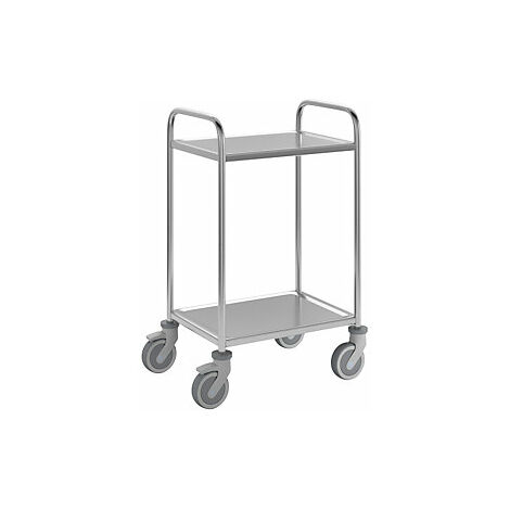 Carrello acciaio inox con ruote