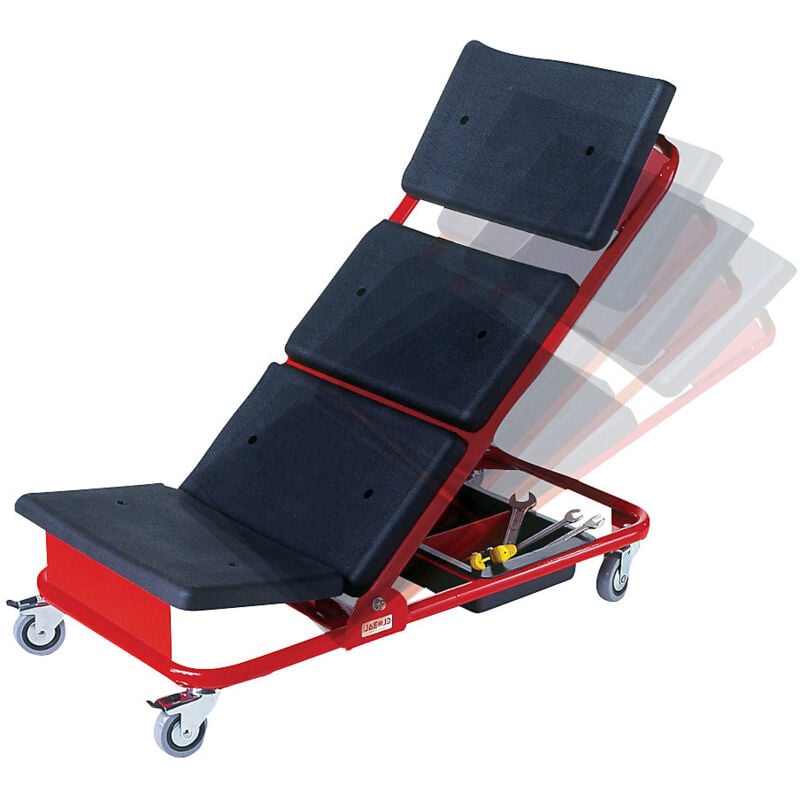 Frankel Kaiserkraft Chaise longue roulante d'atelier,