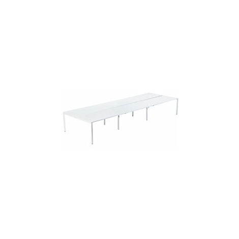 Esse 2 Plus moderna ed elegante scrivania ufficio con sopralzo 140x60x92,5cm