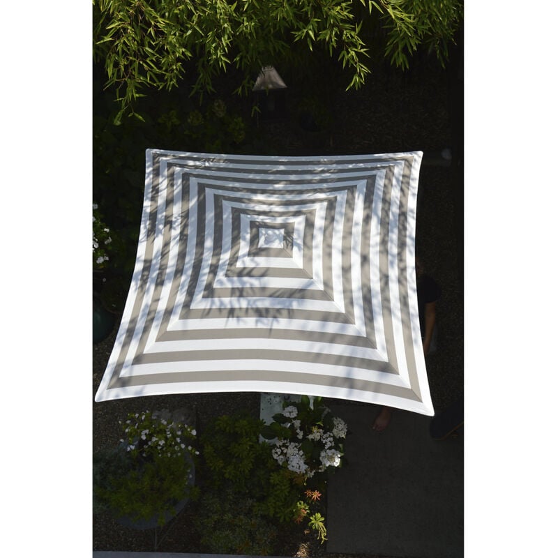 Kaiserkraft - frankel Parasol carré, l x l 1600 x 1600 mm,