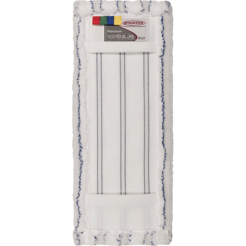 Sprintus - Frange microfibre premium, largeur 400 mm, lot de 10