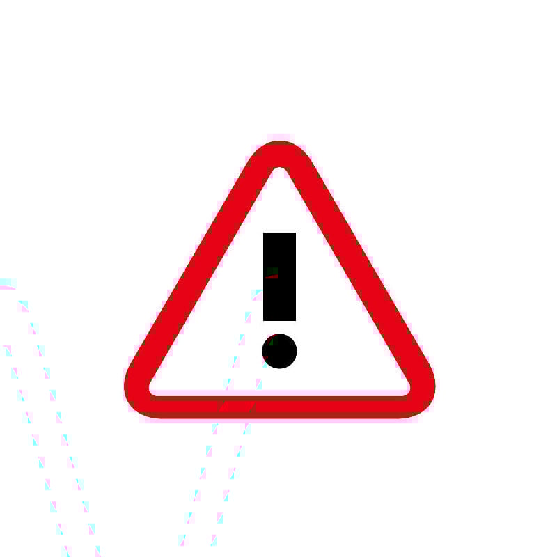 Kaiserkraft - frankel Symbole magnétique attention, h x l 35 x