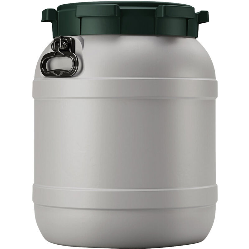 Kaiserkraft - frankel Tonnelet un-x, gris vert, hauteur 520 mm