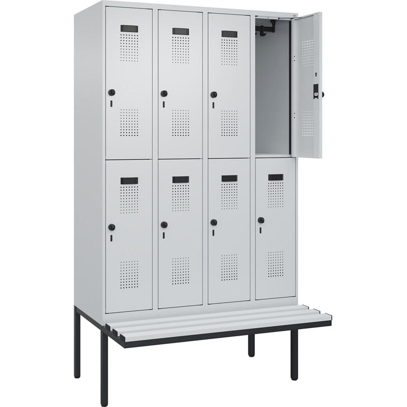 Frankel Kaiserkraft Vestiaire à deux étages Evolo plus avec