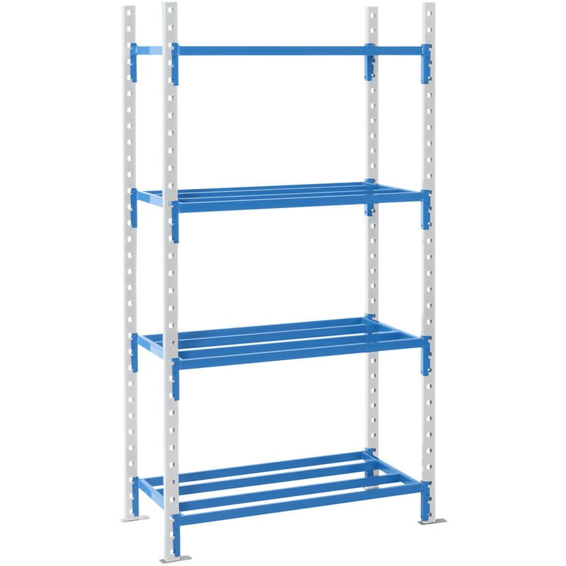 Kaiserkraft - Manorga, Rayonnage emboîtable à tablettes tubulaires, hauteur