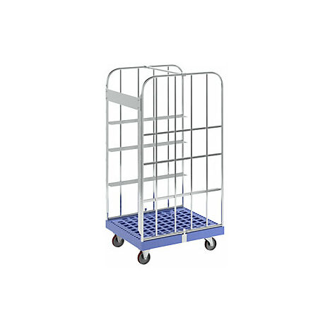 kaiserkraft Carrello portamateriale con pianale in plastica