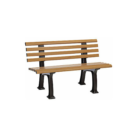 kaiserkraft  Panchina per parco in plastica  con 9 doghe 