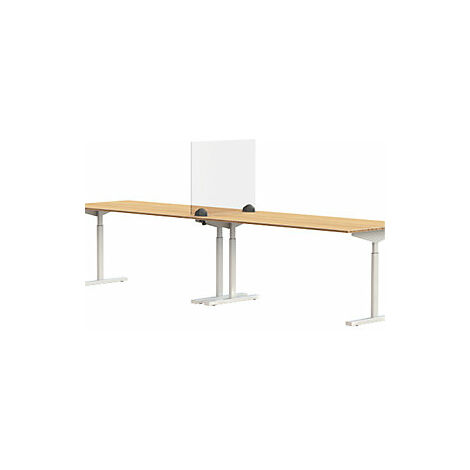 VIVOL kaiserkraft Parete divisoria per postazione di lavoro doppia