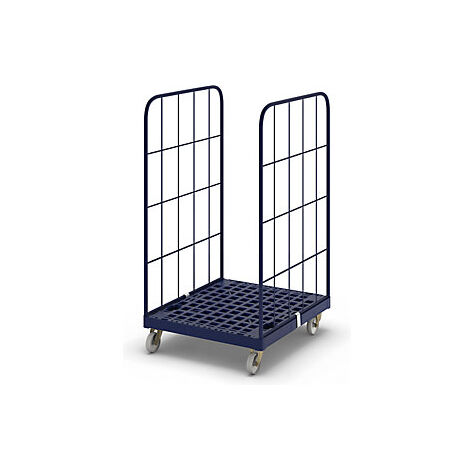 kaiserkraft  Rollcontainer con pianale in plastica con ruote  2